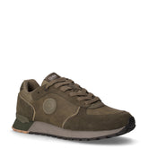 Travis Boost sneaker in pelle e tessuto verde militare | Boscaini Scarpe