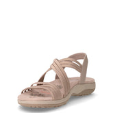 Reggae Slim Sunnyside 2.0 sandalo in tessuto ed ecopelle taupe | Boscaini Scarpe