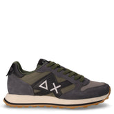Jaki 2.0 Bicolor sneaker in tessuto e pelle grigio scuro verde | Boscaini Scarpe