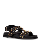 Sandalo con borchie crystal black | Boscaini Scarpe