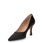 Décolleté a punta in pelle nero | Boscaini Scarpe