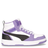 Rebound v6 Mid sneaker ragazza in ecopelle lilla nero - Scarpe Bambina | Boscaini Scarpe