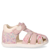Macchia sandalo in ecopelle e pelle bambina rosa chiaro | Boscaini Scarpe