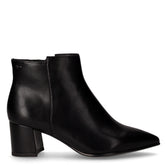 Tronchetto in ecopelle con zip nero | Boscaini Scarpe