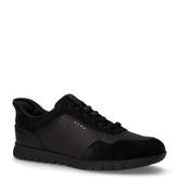 Flextridezero Plus sneakers in pelle ed ecopelle nero | Boscaini Scarpe