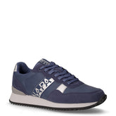 Sneaker in tessuto ed ecopelle blu marine | Boscaini Scarpe