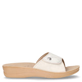 Ciabatta in ecopelle con strappo bianco | Boscaini Scarpe