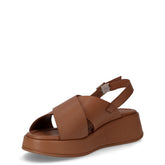 Sandalo in pelle con zeppa mou | Boscaini Scarpe