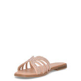 Ciabatta con strass cipria | Boscaini Scarpe