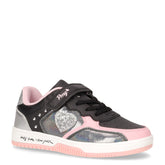 Sneaker in ecopelle bambina nero rosa - Sneakers Bambina | Boscaini Scarpe