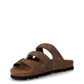 Ciabatta in pelle kaki | Boscaini Scarpe