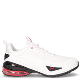 Meza sneaker in tessuto ed ecopelle bianco nero - Sneakers Uomo | Boscaini Scarpe