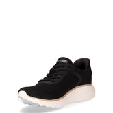 Bobs Squad Chaos Current Muse sneaker slip ins in tessuto nero | Boscaini Scarpe