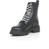 Anfibio con lacci strass nero | Boscaini Scarpe