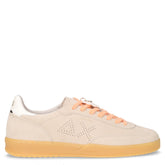California Sun Suede sneaker in pelle ed ecopelle panna beige - SUN68 | Boscaini Scarpe