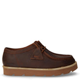Meare Walla stringata casual in pelle marrone | Boscaini Scarpe