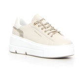 Sneaker con platform beige - SALDI Sneakers Donna | Boscaini Scarpe