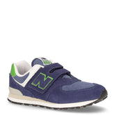 574 sneaker bambino in pelle navy - NEW BALANCE | Boscaini Scarpe