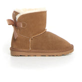 Stivaletto invernale con fiocco brown - Stivaletti Bambina | Boscaini Scarpe