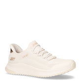 Bobs Squad 4 Dire Step sneaker slip ins in tessuto bianco - Sneakers Donna | Boscaini Scarpe