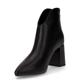 Tronchetto a punta in ecopelle nero | Boscaini Scarpe