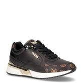 Sneaker in ecopelle nero marrone - Sneakers Donna | Boscaini Scarpe