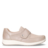 Scarpa chiusa in pelle con strappo taupe - Comfort Donna | Boscaini Scarpe