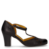 Sandalo con tacco in pelle nero - Sandali Donna | Boscaini Scarpe