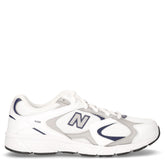 408 sneaker ragazza in ecopelle e tessuto bianco argento - Sneakers Bambina | Boscaini Scarpe