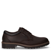 Stringata casual in pelle caffè | Boscaini Scarpe
