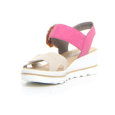 Sandalo con tacco perle fuxia | Boscaini Scarpe