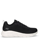 Bobs B Flex sneaker in tessuto ed ecopelle nero | Boscaini Scarpe