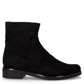 Stivaletto in tessuto con zip nero | Boscaini Scarpe
