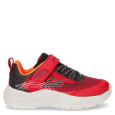 Microspec Advance sneaker in tessuto ed ecopelle bambino rosso nero - SKECHERS | Boscaini Scarpe