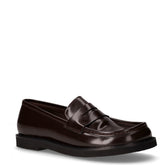 Mocassin in pelle caffè | Boscaini Scarpe