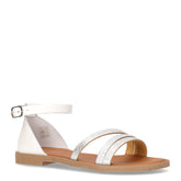Sandalo bianco argento | Boscaini Scarpe