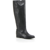 Stivale al ginocchio con zeppa interna nero - Stivali Donna | Boscaini Scarpe