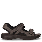 Sandalo sportivo in ecopelle grigio | Boscaini Scarpe