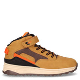 Polacchino sportivo in ecopelle bambino ocra caffè - Scarpe Bambino | Boscaini Scarpe