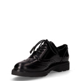Stringata in ecopelle stile inglese nero | Boscaini Scarpe