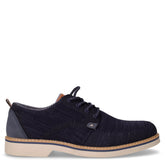 Stringata sportiva in tessuto navy | Boscaini Scarpe
