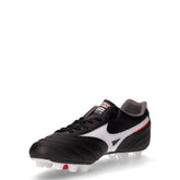 Morelia II Pro scarpa da calcio in pelle nero bianco | Boscaini Scarpe