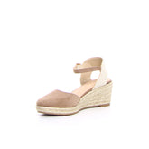 Sandalo con zeppa taupe | Boscaini Scarpe
