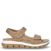 Sandalo sportivo in ecopelle con strass bronzo - VALLEVERDE | Boscaini Scarpe