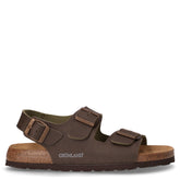 Bobo sandalo in ecopelle fango | Boscaini Scarpe