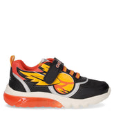 Ciberdron sneaker bambino in tessuto ed ecopelle nero arancione - GEOX BAMBINO | Boscaini Scarpe