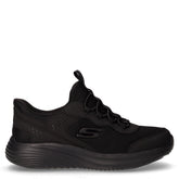 Bounder Pro sneaker slip on in tessuto ed ecopelle nero | Boscaini Scarpe