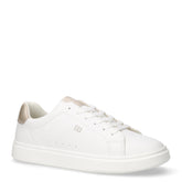 Sneaker in ecopelle bambina bianco platino | Boscaini Scarpe
