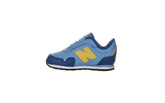 Sneakers in ecopelle blue giallo | Boscaini Scarpe