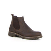Stivaletto con zip caffè | Boscaini Scarpe